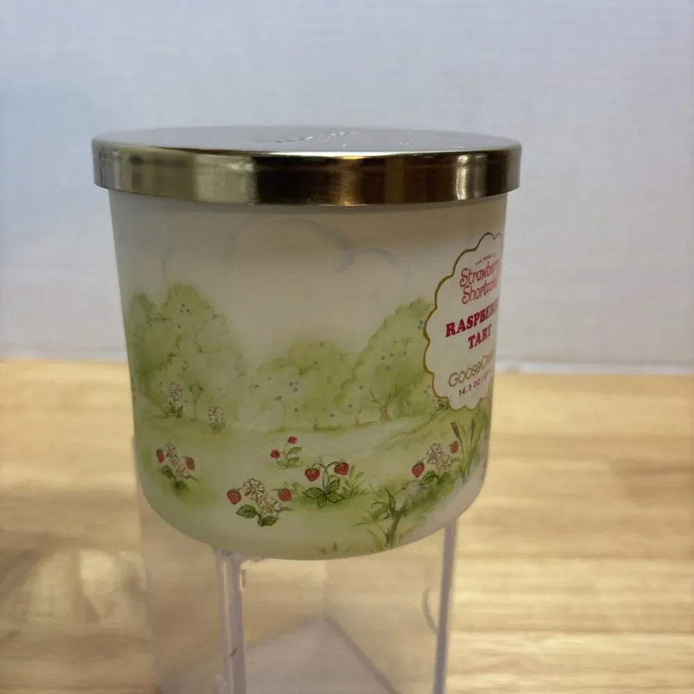 Goose Creek Strawberry Shortcake 3 Wick Candle RASPBERRY TART 14.5 Oz
